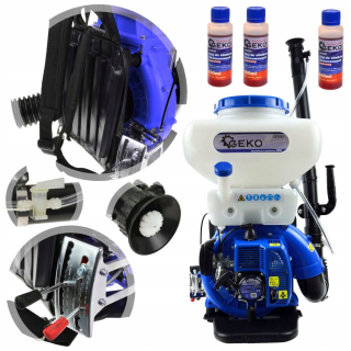 Geko spaľovací postrekovač 20 l + 3× Olej pre dvojtaktné motory Geko G82010 100 ml
