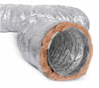Krbové potrubie - IZOLOVANÉ POTRUBIE FLEXIBILNÝ KÁBEL fi 125mm 5m 250C