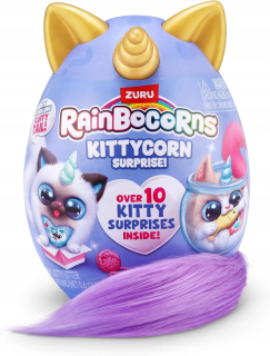 Rainbocorns SURPRISE EGG Kittycorn Surprise MAČKA PLYŠOVÁ HRAČKA Jednorožec