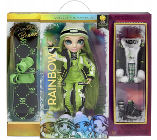Bábika Rainbow High - Dúha vysoká módna módna módna Jade Hunter Winter