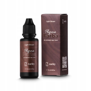 Rarity farba na obočie a mihalnice 15ml Tmavo hnedá farba