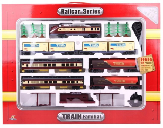 Realistická železnica Fenfa 1601B Mierka 1:87 vlak