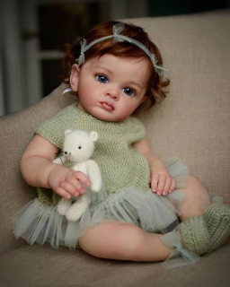 Reborn bábika - Bábika Reborn Baby Silicone 60 cm Látkové telo