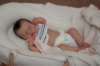 Reborn bábika - Reborn Baby Silikone 50 cm dievčenská bábika