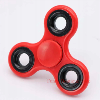 Red Hand Spinner ABS Fidget Spinner pre autizmus ADHD Anti Stress Creative Tr