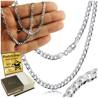 Pánska strieborná retiazka 925 Armadillo DIAMOND FULL 3,5 mm gravírovanie ZDARMA