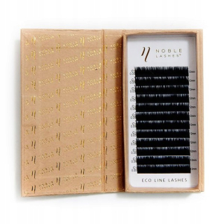 Noble Lashes Eco Line C 0,07 10 mm mihalnice čierne