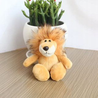 Roztomilá kreslená plyšová kľúčenka so zvieratkami 15 cm Korytnačka Slon Tiger Lev Hippo Ra