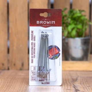 Dvojitý udiarenský háčik Brown na údenie rýb