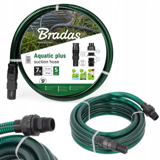 Sacia hadica so spätným ventilom, 7 m, pre záhradné čerpadlá
