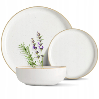 Exkluzívny porcelánový jedálenský servis Artena pre 6 osôb - 18 dielov