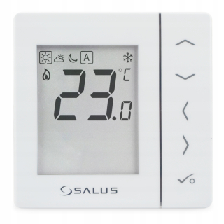 SALUS VS35W REGULÁTOR TEPLOTY, BIELE TERMOSTAT