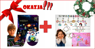 SET 2X ADVENTNÝ KALENDÁR PRE CHLAPCA A DIEVČA*PONUKA*