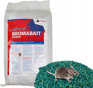 Nástraha na myši a potkany - SILNÝ JED PRE MYŠI A POKRKANY 10KG BROMABAIT