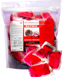 Nástraha na myši a potkany - SILNÝ JED PRE MYŠI A POKRKANY 3KG BRODIFAKUM