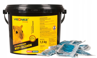 Vigonz Cube pre boj proti myšou a potkanom difenakum 0,005/100 g - silný