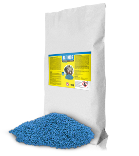 Repelent, plašič pre zvieratá - Silné potkany zŕn potkanov myši Ratimor 10 kg