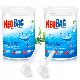 Baktérie pre septiky Neobac Activator 600g baktérie pre čističky odpadových vôd 600g