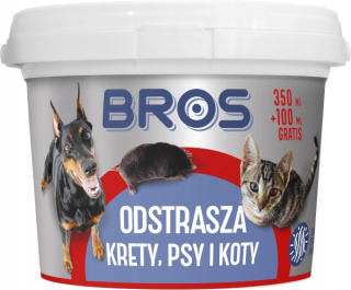 Odpudzovač krtkov, psov a mačiek Bros 334
