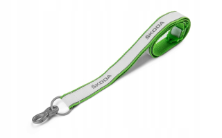 ŠKODA KĽÚČE LASH, ZELENÉ, ORIGINÁL 000087610AF