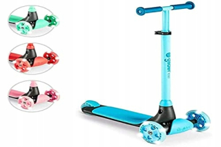 SKÚTER Yvolution Glider Kiwi 3-kolesová kolobežka s LED svetlami