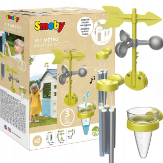 SMOBY súprava počasia pre záhradné prístrešky Dažďomer Zvončeky