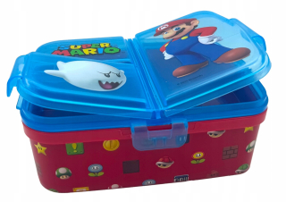SUER MARIO Box Organizer Lunchbox 4 priehradky