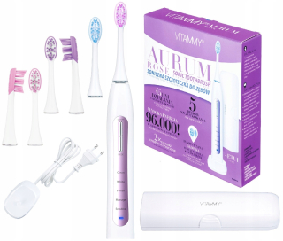 VITAMMY Aurum rose Elektrická zubná kefka VITAMMY TB9051K