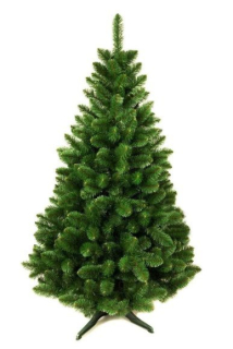 Vianočný stromček - Prémiová borovica na stojane Umelý vianočný stromček 200 cm