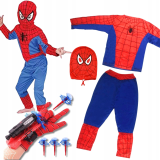 Chlapčenský kostým - Spiderman kostým oblečený karneval kostým 110/116
