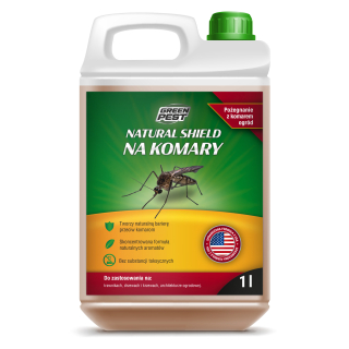 Tekutý prípravok proti kliešťom a komárom Green Pest 1000 ml