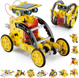 Vedecká súprava solárneho robota STEM 12 v 1