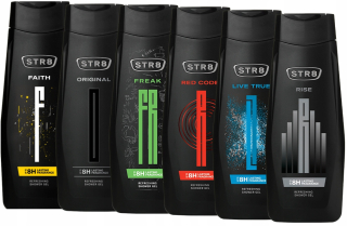 STR8 SPRCHOVÝ GÉL 400ml ORIGINÁL + 5 ĎALŠÍCH SADA VÔNÍ