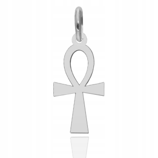 STRIEBORNÝ EGYPTSKÝ KRÍŽ PRÍvesok 24 mm (925).