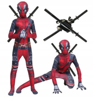 Chlapčenský kostým - Obliekanie kostýmov kostým Deadpool +2 mesiacov 134/140