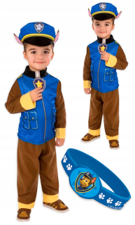 Chlapčenský kostým - Hliadkový hliadkový outfit policajt Chase 98/104 2-3 rok starý
