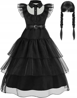 Dievčenský kostým - Set Outfit Dress Masguise Elza Elsa 122/128
