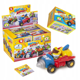 Figúrka - Super Zings 4 mega prúdové vozidlo + figurínová sada x8