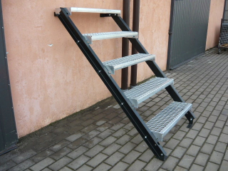 Exteriérové schody - CS-20, úrovne Weema 60 cm