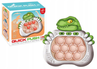 Dinosaur Pop It Senzorická hra Svetlá na batérie znie zeleno