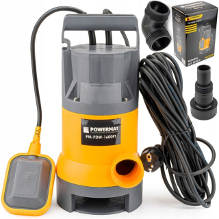 Čerpadlo, hydrofór - Powermat 1600 W ponorné čerpadlo 9500 l/h