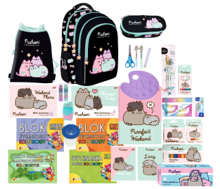 Pastel + školská výbavička Pusheen XXL