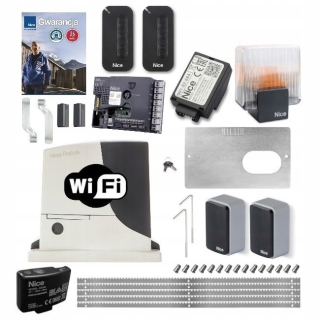 Sada NICE ROBUS 1000 RB1000 do 1000 kg + 2x MYGO4 + LAMPA + PRUH + WIFI