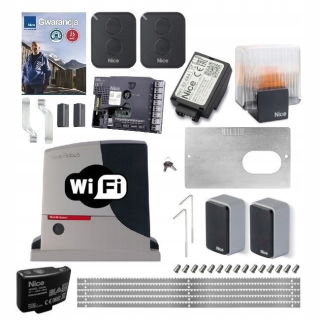 Sada NICE ROBUS 500 RB500HS do 500 kg + 2 DIAĽKOVÉ OVLÁDANIE + LAMPA + PÁSOK + WIFI
