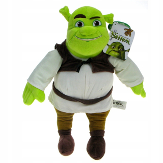 Rozprávkový plyšák - Shrek - plyšový maskot zelený OG: Shrek 32 cm
