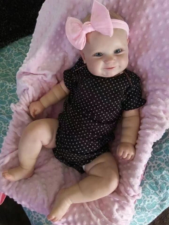Reborn bábika - Reborn Silikone Doll 50 cm dievča, 3M