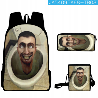 Skibidi WC ŠKOLSKÝ SET BATOH A4 TAŠKA PERERAČKA NOVINKA