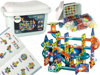 Magnetické bloky LEANToys 14650 110 ks.