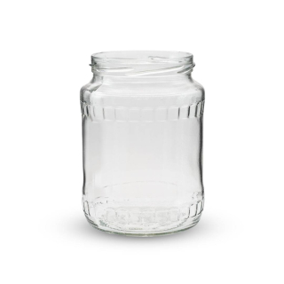Poháre 720 ml kartón 48ks jar medové konzervy