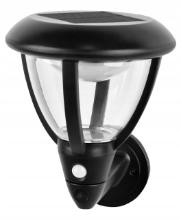 LED solárne fasádne svietidlo 4000K IP44 ECOLIGHT